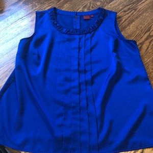 Women’s Sleeveless Dressy Blouse, Royal Blue